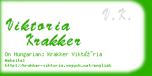 viktoria krakker business card